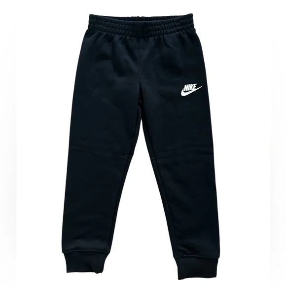Nike Long Sleeve Logo T-Shirt & Black Jogger Pants 2 Piece Set Boys Size 6 NWT - Picture 4 of 6